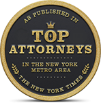 As Published in the New York Times - Top Attorneys in the New York Metro Area