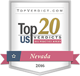 Top 20 US Verdicts, Nevada 2016